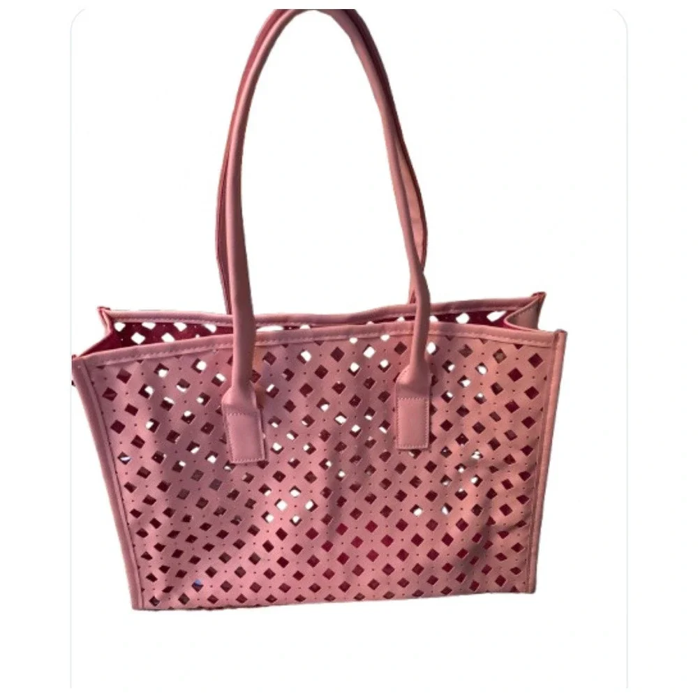Elizabeth‎ Arden Argyle Pink Tote Beach Bag 16